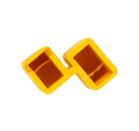 Protection-cover yellow for pin busbar on 1 MW_4