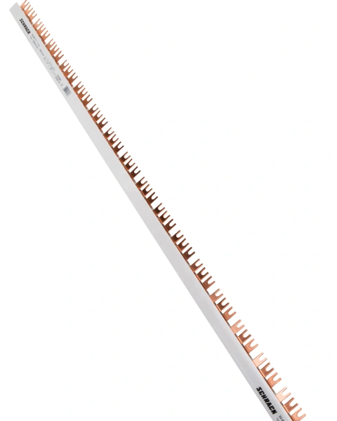 Baretă cu contacte furcă 10 mm?, 3P, L1/L2/L3,1m