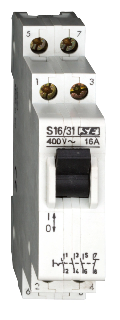 Comutator de comandă modular, 0-1, 3ND + 1NÎ, 16A