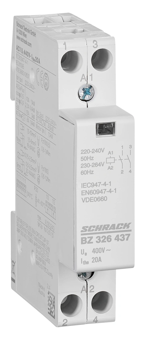 Contactor modular 1UH, 20A, 2ND, 230VAC_0