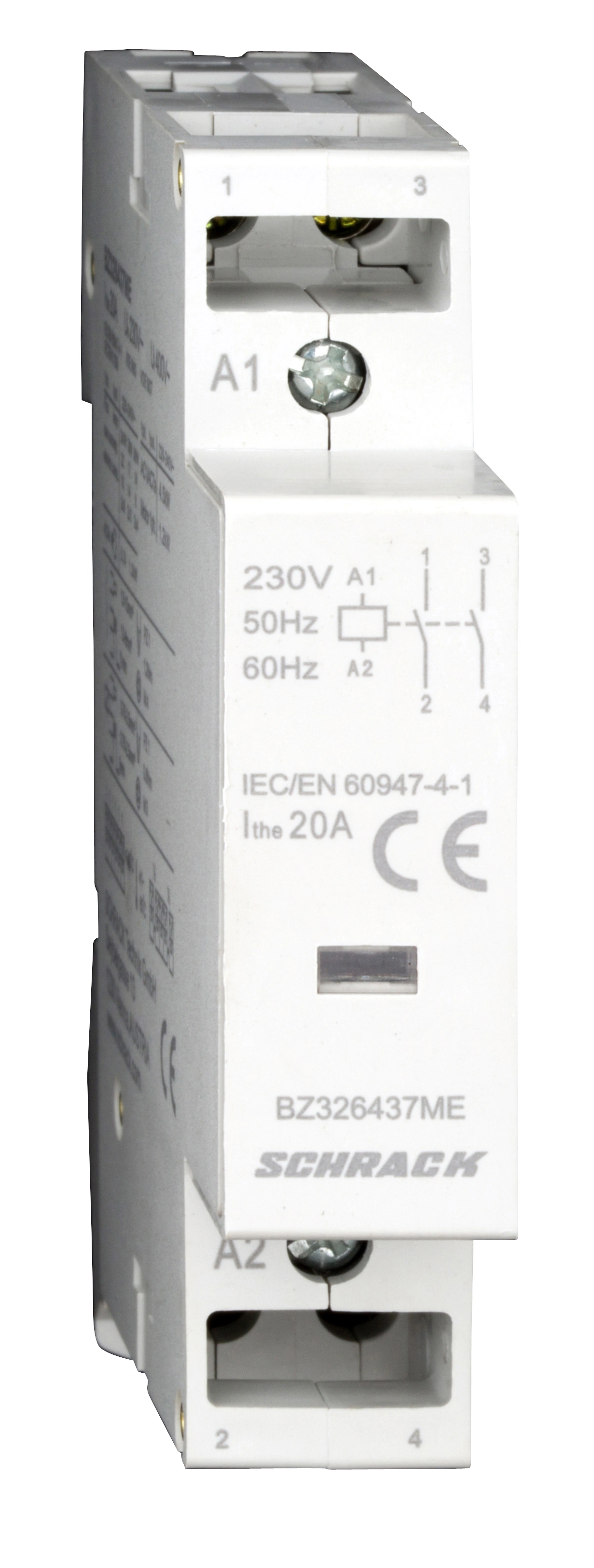 Contactor modular (1UH) 20A, 2ND, 230Vca, seria AMPARO