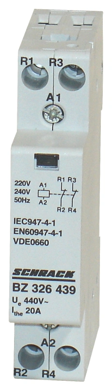 Contactor modular 1UH, 20A, 2NI, 230VAC