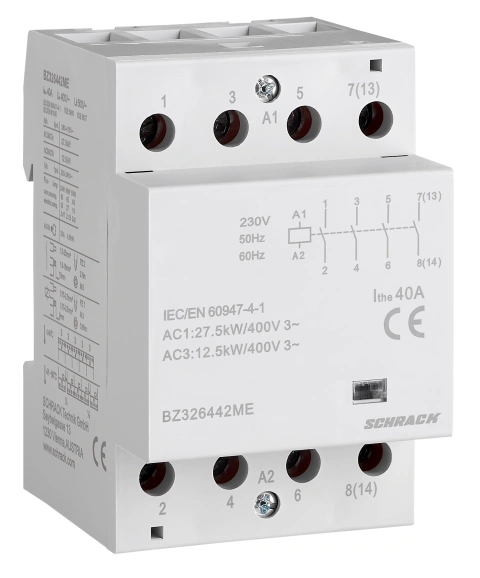 Contactor modular (3UH) 40A, 4 ND, 230Vca, seria AMPARO