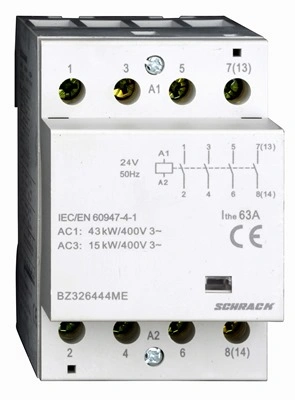 Contactor modular (3UH) 63A, 4 ND, 230Vca, seria AMPARO
