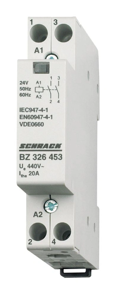 Contactor modular 1UH, 20A, 2ND, 24VAC
