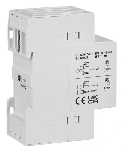 Contactor modular 32A 2ND+2NÎ 24Vca/cc, 2 module_1