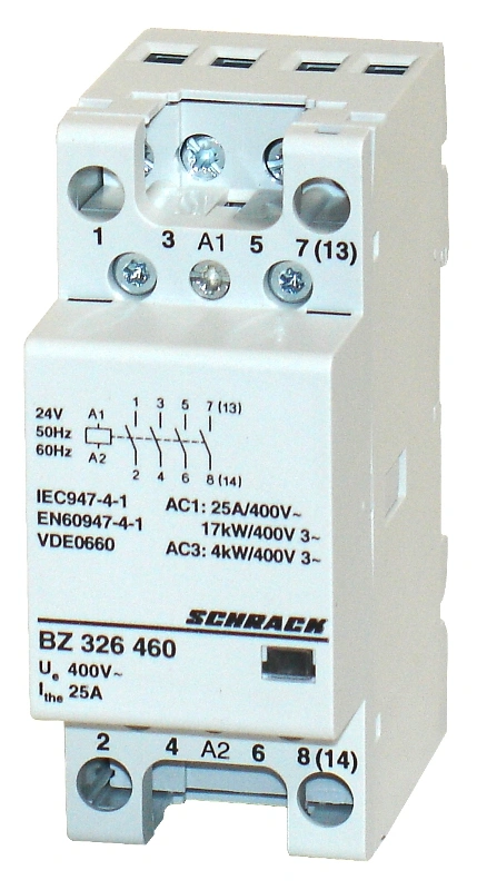 Contactor modular 2UH, 25A, 4ND, 24VAC