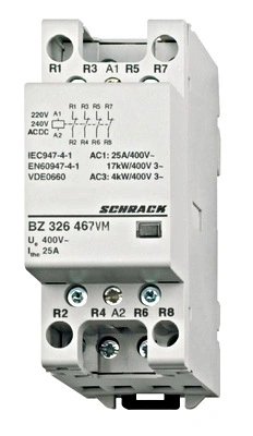 Contactor modular 2UH, 25A, 4NI, 230VAC