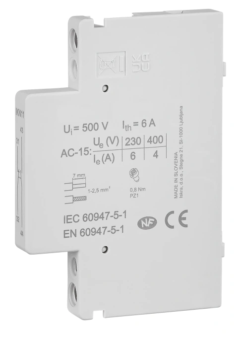 Bloc contact.aux.1ND+1NI 6A, pt contactoare modulare_3