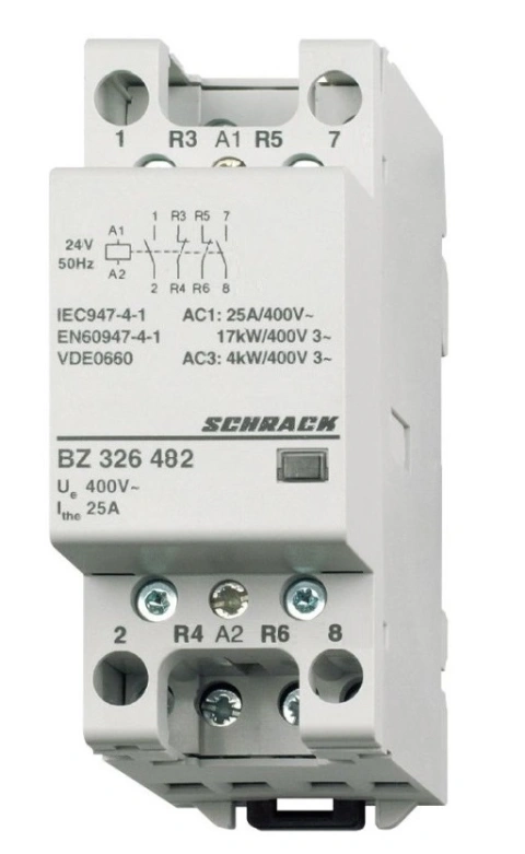 Contactor modular 25A 2ND/2NI 24VAC 2UH