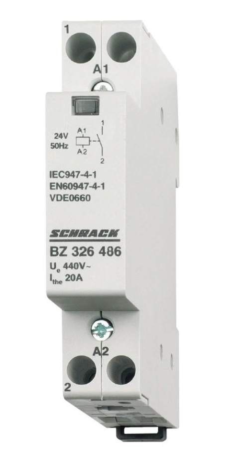 Contactor modular 20A 1ND 24VAC 1UH