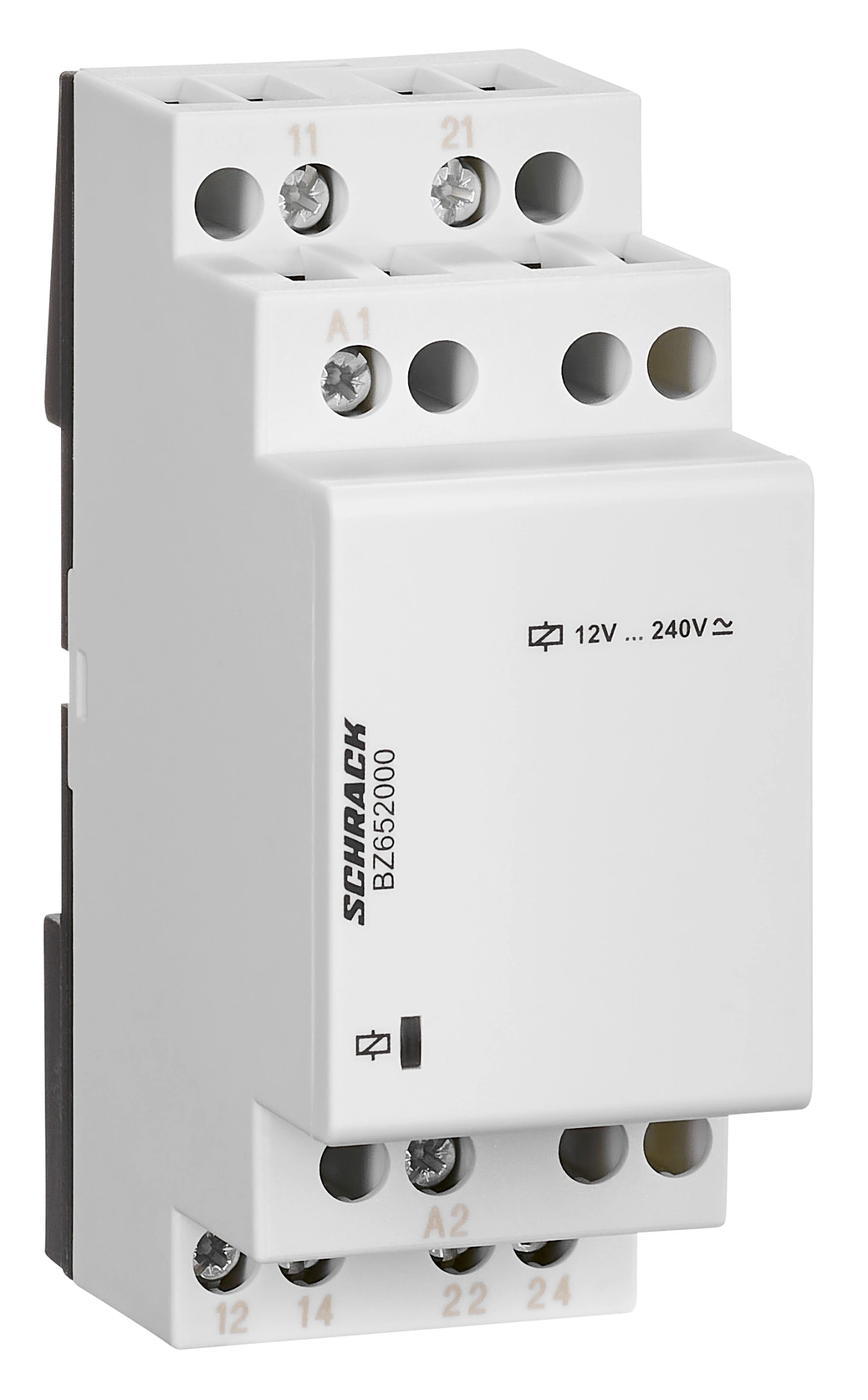 Releu de serviciu modular 12-240VAC/DC, 2CC, 2UH