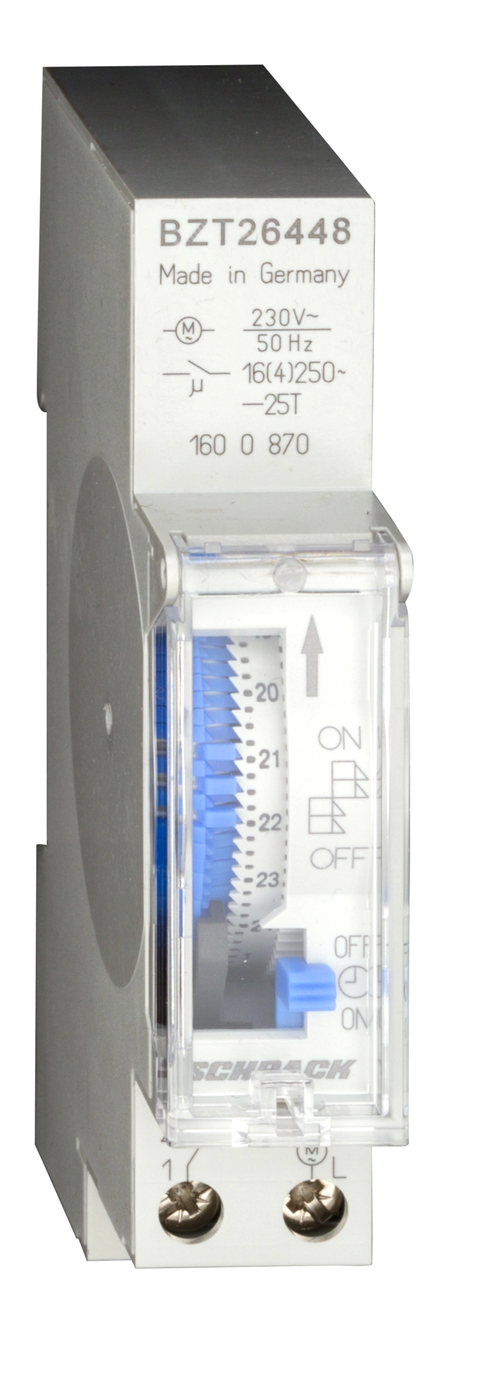 Ceas programabil zilnic analogic,sincron, 1NO, 1UH, Tempus A