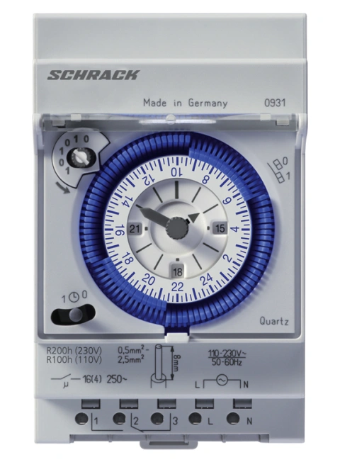 Ceas programabil cu ciclu zilnic, quartz, 1CC, 3UH