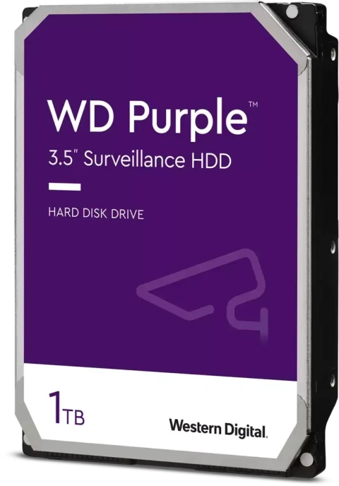 WD Purple Hard Disk 3.5", 1TB SATA3 5400 64MB