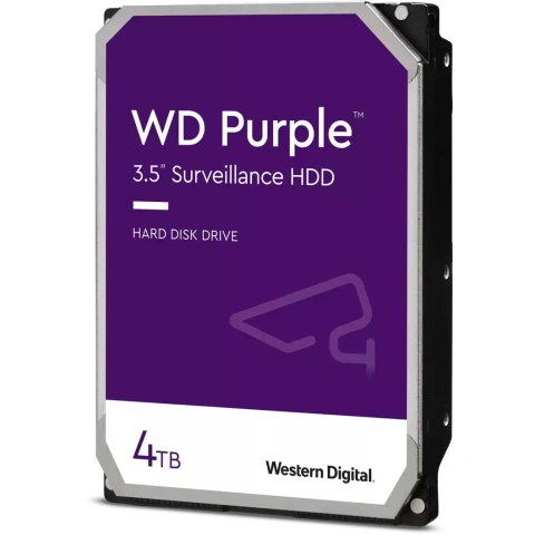 WD Purple Hard Disk 3.5", 4TB SATA3 5400 256MB