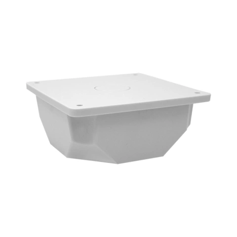 Cutie de conexiune din plastic pentru camere IP/AHD, alb