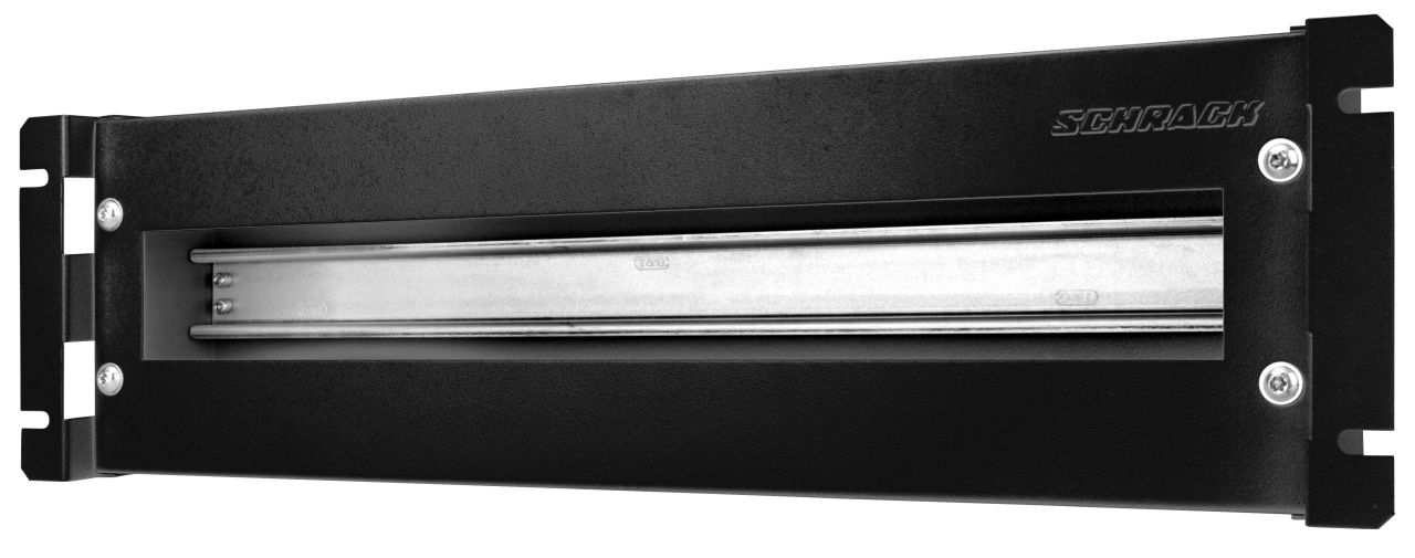 Suport 19'' ap modular,cu plastron şi mască spate,3U,RAL9005
