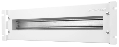 Suport 19“ ap modular,cu plastron şi mască spate,3U,RAL7035