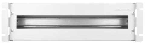 Suport 19“ ap modular,cu plastron şi mască spate,3U,RAL7035_1