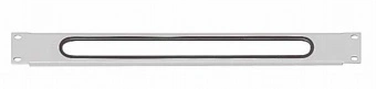 Organizator cabluri 19", cu decupaj, 1U, RAL7035