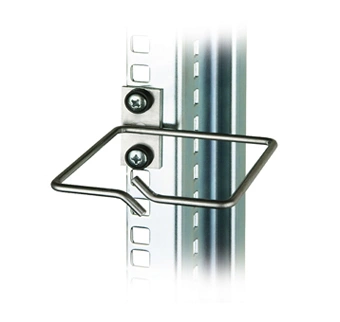 Organizator met. cabluri 80x80mm, pt. montaj pe şină de 19"