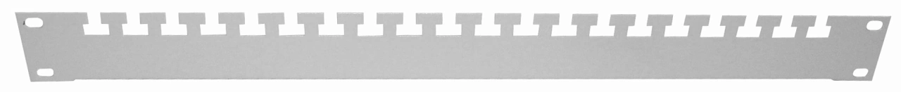 Şină suport de 19" pt. cabluri, 1U, RAL7035