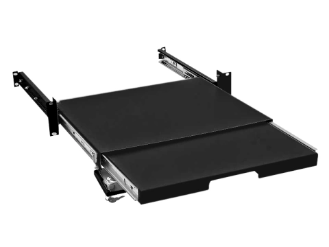 Sertar 19" pt tastatura sarcina 25kg 2U 350mm RAL9005