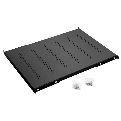 Tava fixa 19" 1U sarcina 150kg 750mm RAL9005