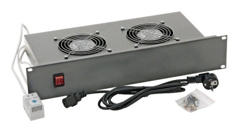 Placa cu 2 ventilatoare 19"