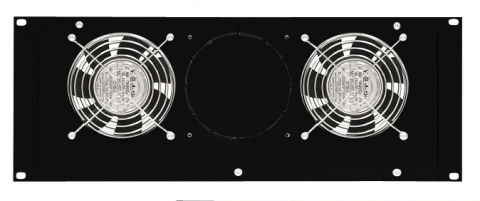 Unitate cu 2 ventilatoare și termostat, 19", 4U, RAL9005