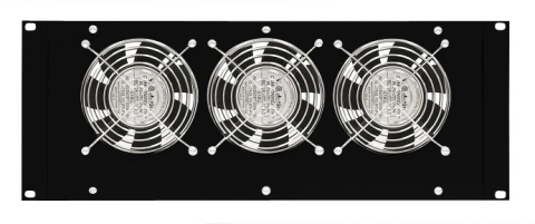 Unitate cu 3 ventilatoare și termostat, 19", 4U, RAL9005