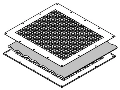 Adaptor pt. montaj ventilator în DSI 600x600 IP5X_1
