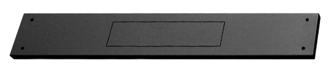 Profil latime soclu plin 800mm DS/DSZ/DSS, negru RAL9005