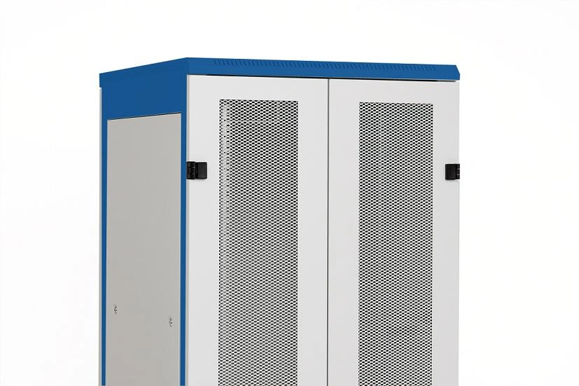 Uşă metal dubla perforata 80% DS/DSZ/DSS(IP30) 45U, 800mm