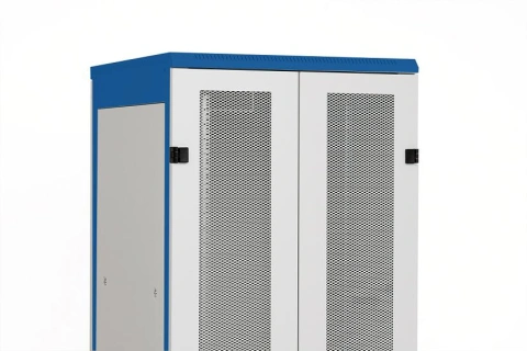 Uşă metal dubla perforata 80% DS/DSZ/DSS(IP30) 45U, 800mm