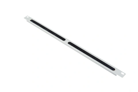 Perie intrare cablu, 19”, 0.5U, RAL7035