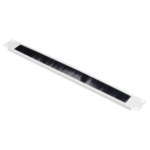 Perie intrare cablu, 19”, 1U, RAL7035
