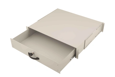 Sertar tastatură și mouse, 19”, 2U, D=400, RAL7035_1