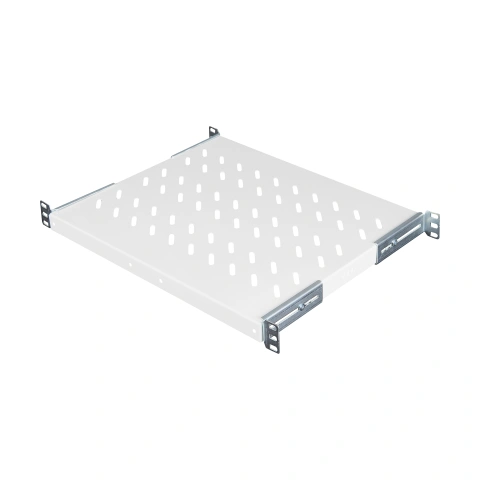 Tavă fixă 19”, 1U, 50kg sarcină, D=570, fixare 4 puncte_1