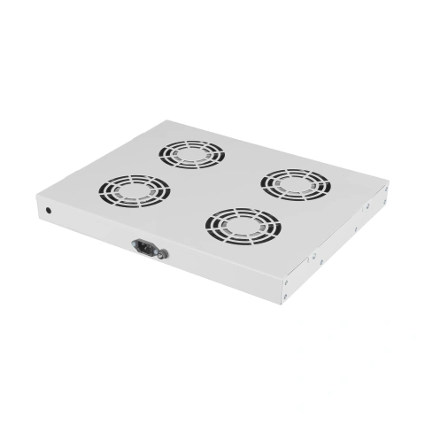 Placă 19” cu 4 ventilatoare, 1U, termostat digital, RAL7035_3