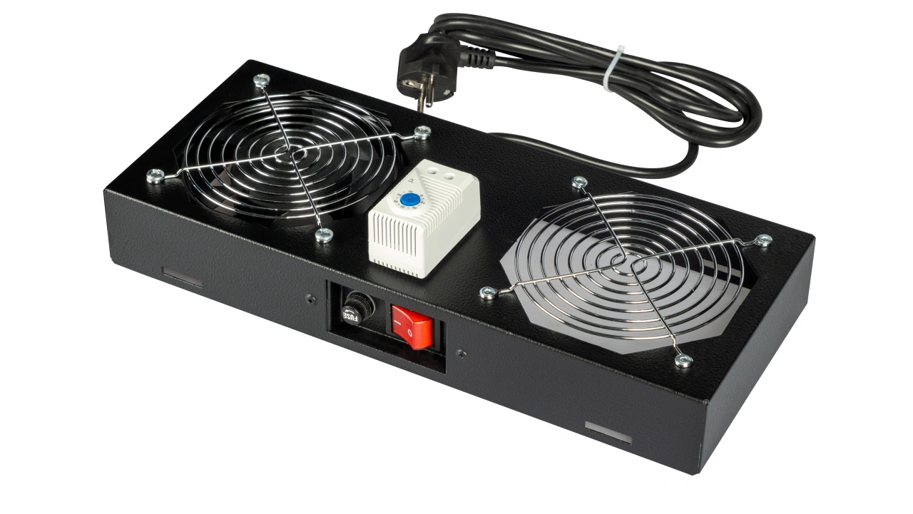 Unitate de tavan, 1 ventilator, analogic, negru RAL 9005