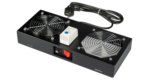 Unitate de tavan, 1 ventilator, analogic, negru RAL 9005