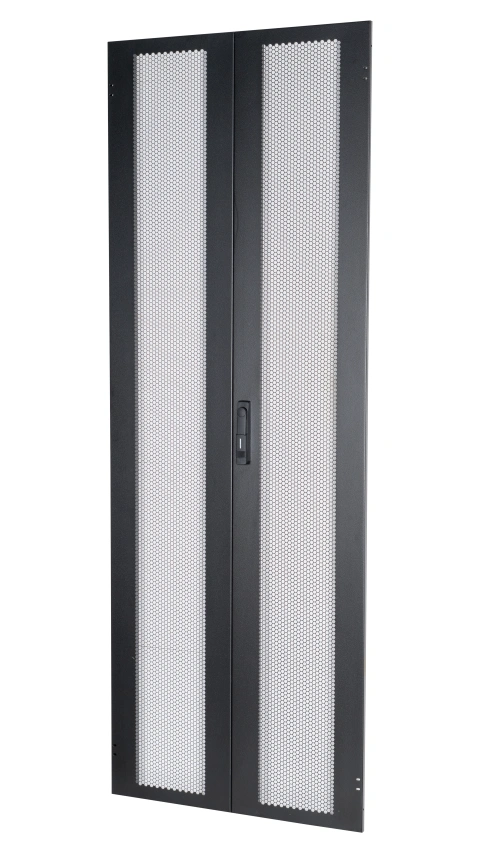 Ușă dublă metal perforată 80% pentru DT 42U, W=800, negru