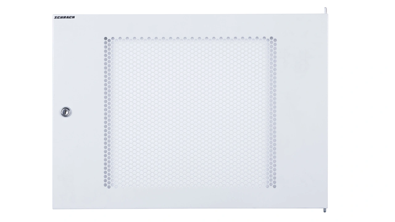 Ușă metal perf. pentru DTWA 9U, W=600, RAL7035