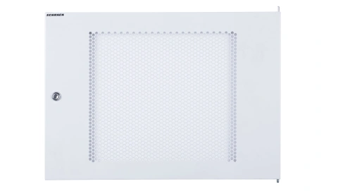 Ușă metal perf. pentru DTWA 9U, W=600, RAL7035
