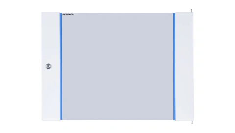 Ușă sticlă pentru DTWA 9U, W=600, RAL7035