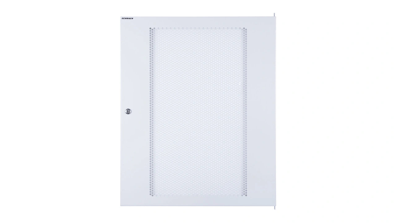 Ușă metal perf. pentru DTWA 16U, W=600, RAL7035