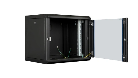 Dulap de perete DTW, 9U H=512 x W=600 x D=450, 19", negru_1