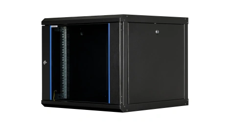 Dulap de perete DTW, 9U H=512 x W=600 x D=600, 19", negru